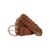 Tom Tailor Leren riem TTLISA 4 cm brede damesriem, vlechtleren riem, modieuze must-have