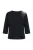 Ulla Popken Sweatshirt  zwart / wit