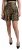 Dolce & Gabbana Zwartgouden Mini Katoenen Short met Hoge Taille
