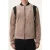 FILA Adriano Regular Velour Track Jacket Taupe Gray-black