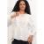 Kanten Woven Blouse met Striksluiting