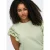 ONLY CARMAKOMA top lichtgroen broderie
