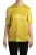 Dolce & Gabbana Dames Gele Zijde Korte Mouwen Blouse T-shirt