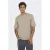ONLY & SONS T-shirt met ingebreid patroon beige