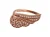 Nialaya Roze Goud 925 Zilver Dames Helder CZ Ring