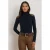 Lauren Ralph Lauren top met col donkerblauw