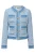 Salsa Jeans Tussenjas  blauw