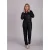 Homage to Denim E flowy coated cross over jumpsuit