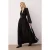 TRENDYOLMİLLA Dames Zwart Effen Maxi Lang Casual Skater Jurken