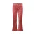 Koko Noko fluwelen flared broek met print – rood