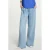 Morgan high waist wide leg jeans met ceintuur – lichtblauw