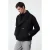 TRENDYOL MAN Heren Zwart Effen Lang Regular fit Jassen