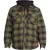 Hard Yakka Gequilted Flanellen Shacket Heren Groene Overhemdjas