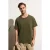 Geribd T-shirt met ronde hals