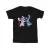 Disney Meisjes Lilo & Stitch Kusjes Katoenen T-shirt (Zwart)