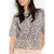 LOLALIZA top met panterprint zwart