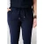 MS Mode tapered high waist broek donkerblauw