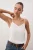 TRENDYOLMİLLA Dames Ecru Effen Lang Regular fit Blouses