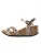 Bayton Sandalen met riem ‘Venus’  beige / taupe / zwart