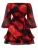 Elena Athanasiadou Cocktailjurk ‘Georgia’  knalrood