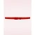 Cecile riem in krokodillenrood