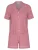 Mey Pyjama ‘Crochet Dots’  rosa / wit