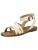 Blowfish Malibu Sandalen met riem  wolwit