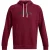 Under Armour Heren Rival Raglan-hoodie met trekkoord (Rood)