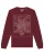 Watapparel Sweatshirt ‘ City maps Berlin Landkarte ‘  bourgogne / wit gemêleerd