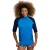 Arena Women’s Rash Vest S/s Graphic Turquoise-navy