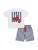 Denokids Set  blauw / wit