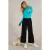 White Stuff Camille High Neck Tee Bright Teal