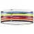 Nike Klassieke Flexibele Slanke Haarband (Set van 6) (Veelkleurig)