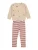 Lindex Set  lichtbeige / rood