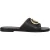 Off-White Zwarte Leren Slippers