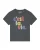Watapparel Shirt ‘ c’est la vie ‘  antraciet / gemengde kleuren