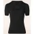 Beth Gebreide Top in Zwart