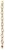 Bonnie Studios Dames Connector Oval, Kleur: Goudkleurig