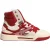 Dolce & Gabbana Witte Rode Aangepaste 2.Zero Hoge Sneakers Mannen Schoenen