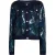 Faina Vest met pailletten Dames marine