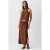 MANGO TEEN midi rok met split en print – bruin