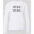 comma Shirt met lange mouwen met statementprint