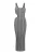 Sável Jurk ‘MIELLE MIDI DRESS’  grijs / zwart
