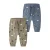 NAME IT BABY katoenen babybroeken met print – groen (set van 2)