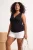 Trendyol Curve Dames Zwart Effen Mouwloos Getailleerd Grote maten Blouses