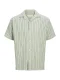 Jack & Jones Junior Overhemd ‘JORCOBA’  pastelgroen / zwart / wit