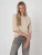 Cropped ribgebreide trui met relaxte pasvorm