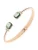 Lauren Ralph Lauren Armband  goud / smaragd / transparant