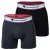 Champion boxershorts 2-pack katoen met logo tailleband