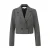 Blazer kort met krijtstrepen voor dames COMMA